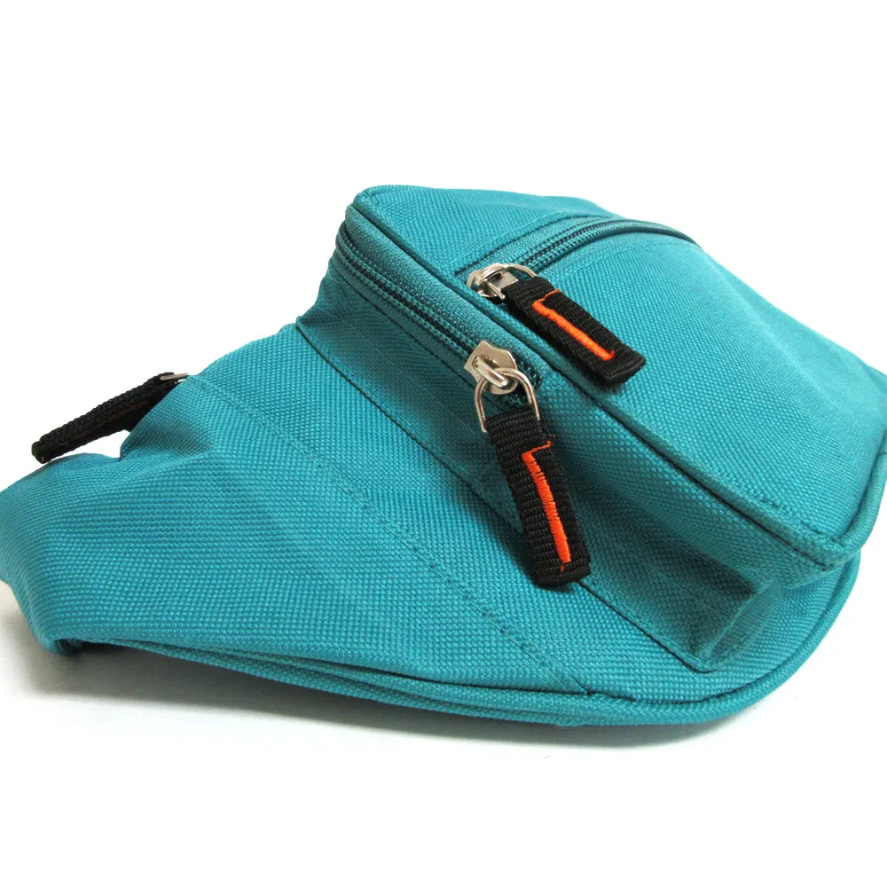 3PC Set Fanny Packs Adjustable Waist Bag Men Women Travel Sports Pouch Turquoise