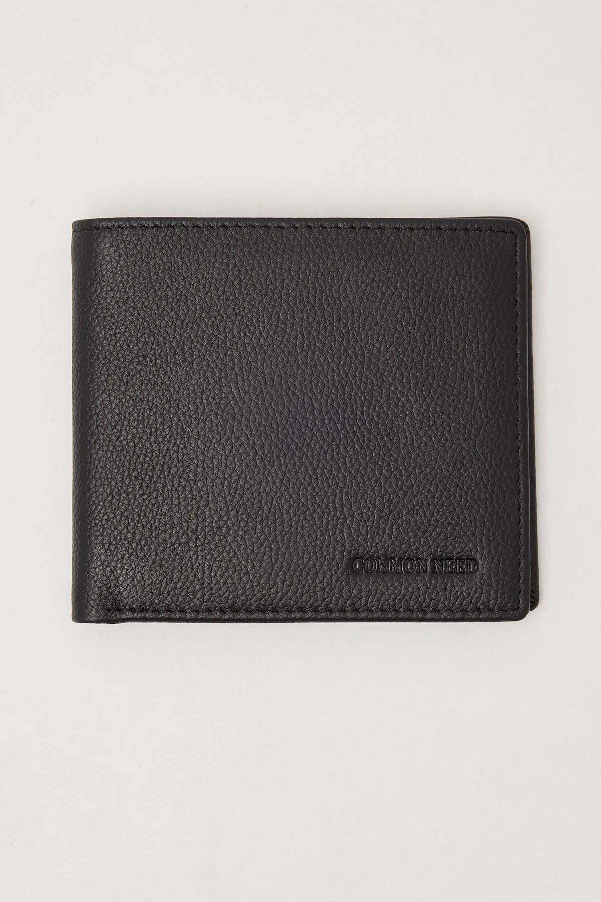 Common Need Classic Bi-Fold Wallet Black