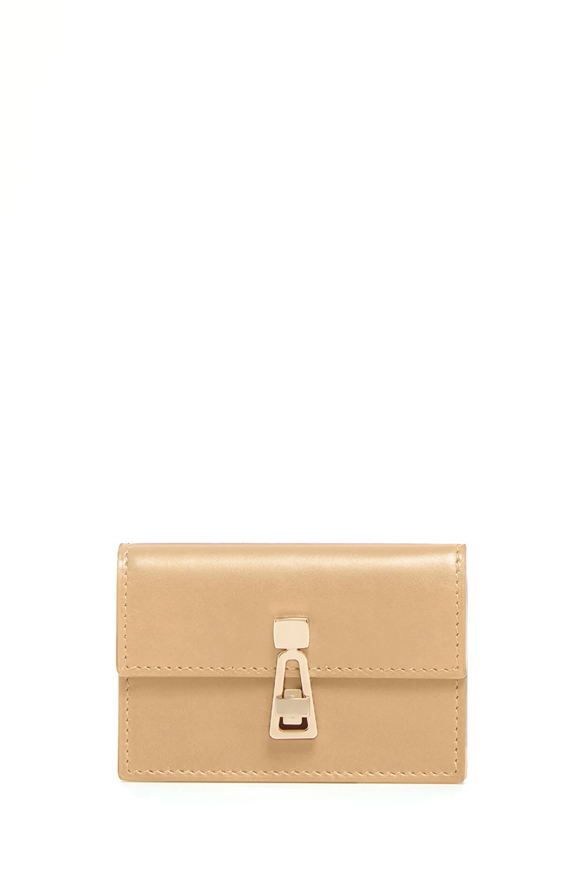 Concertina Card Wallet in Nude Leather Testing