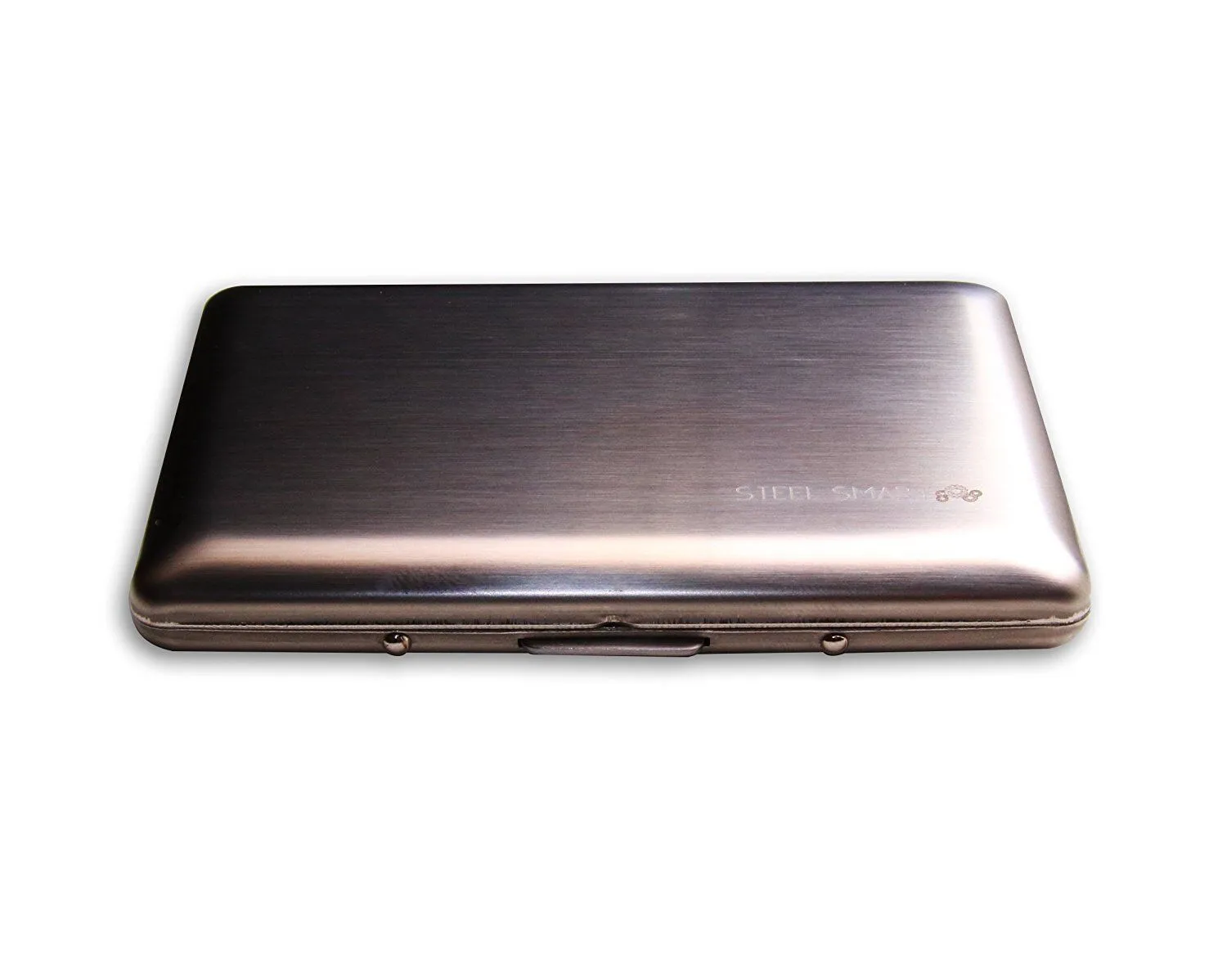 Credit Card Case with RFID Technology - Latest Curved Design Brushed Stainless S