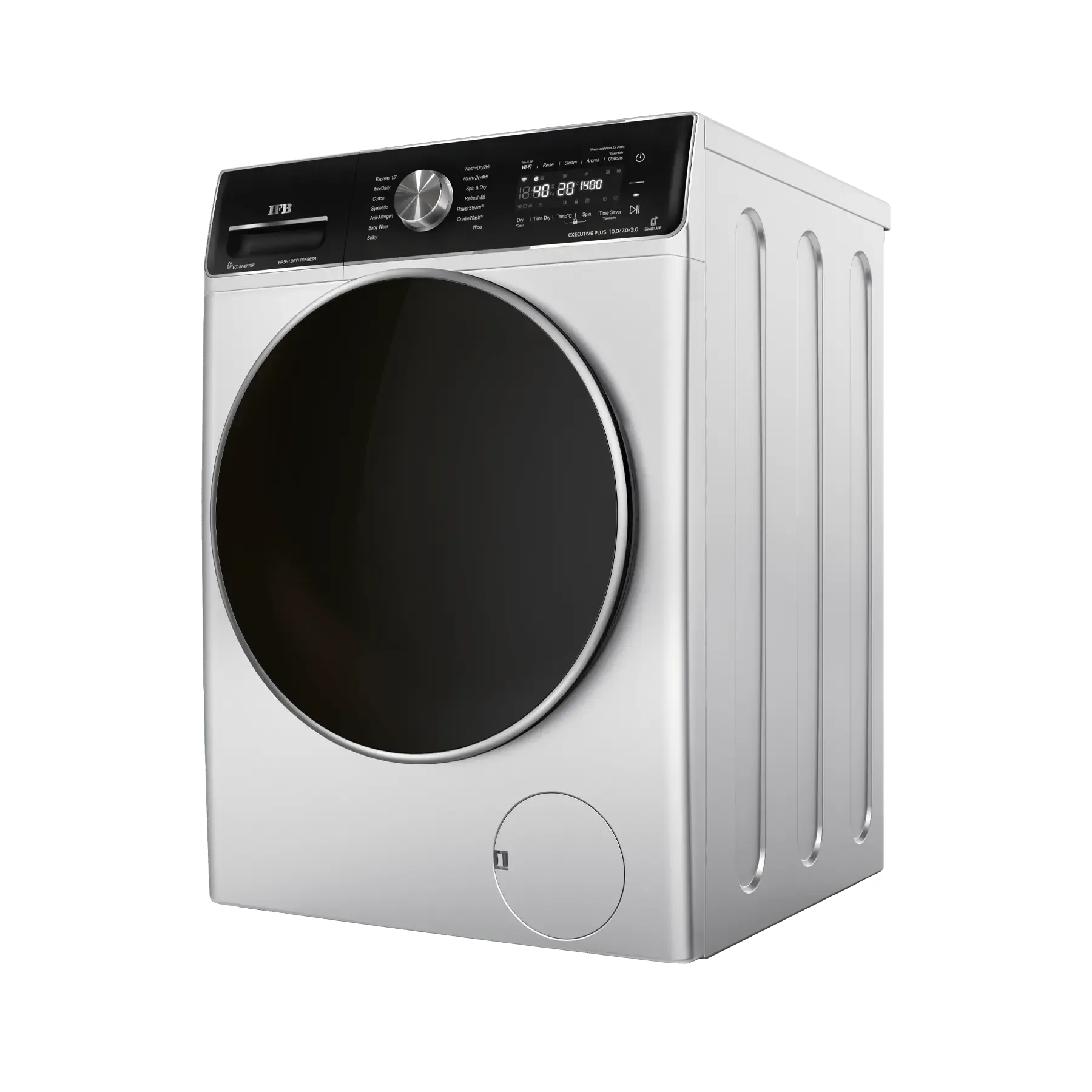 IFB Executive Plus ZXS Washer Dryer  10 /7 /3 kg | 1400 rpm | Rich Silver