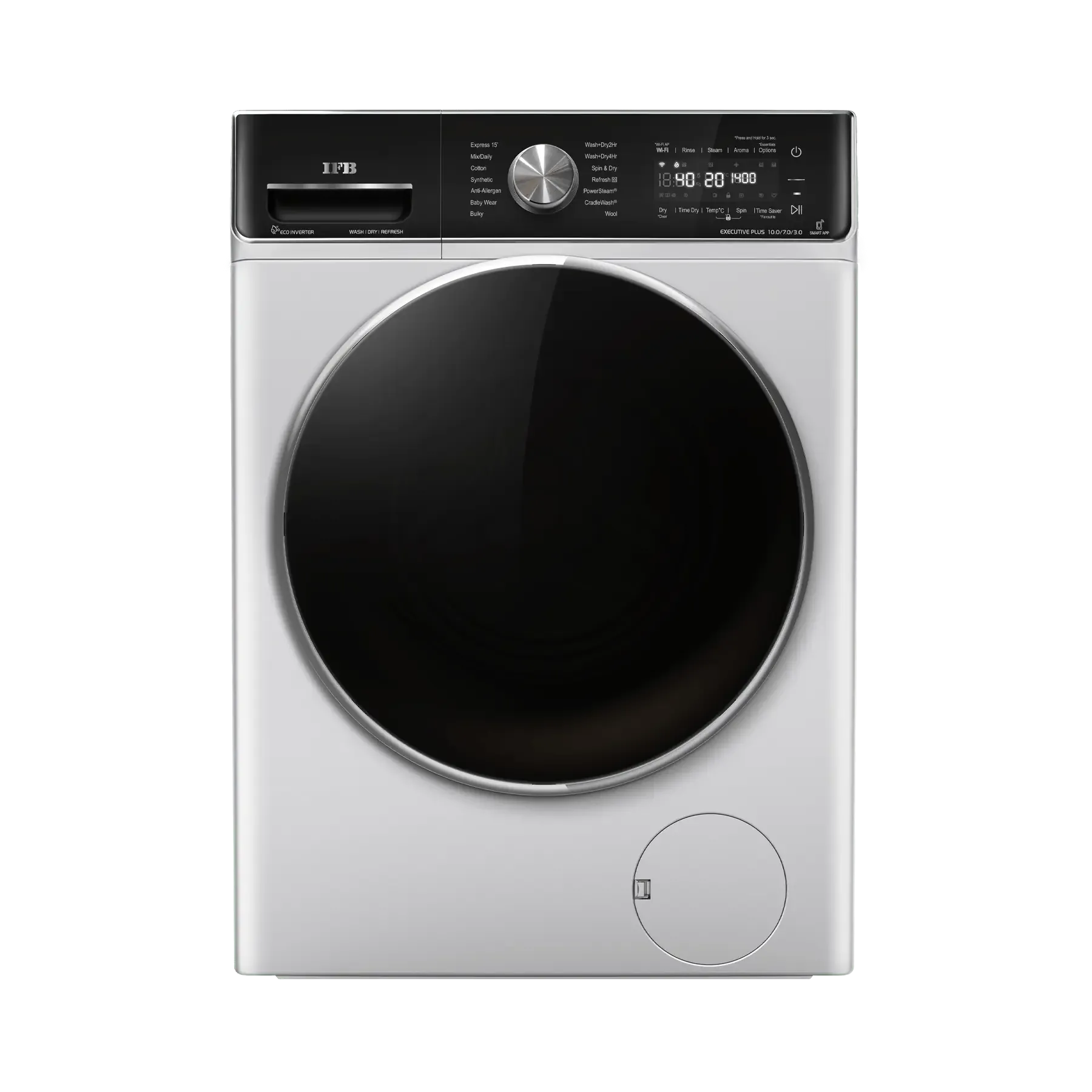 IFB Executive Plus ZXS Washer Dryer  10 /7 /3 kg | 1400 rpm | Rich Silver