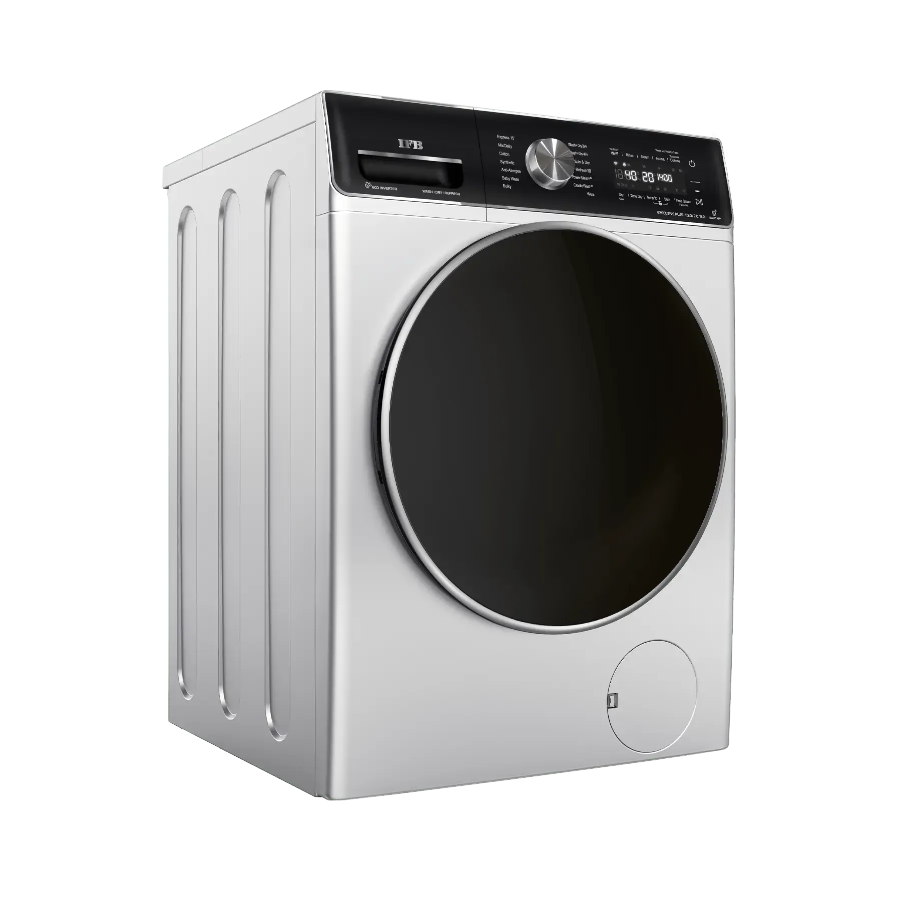 IFB Executive Plus ZXS Washer Dryer  10 /7 /3 kg | 1400 rpm | Rich Silver