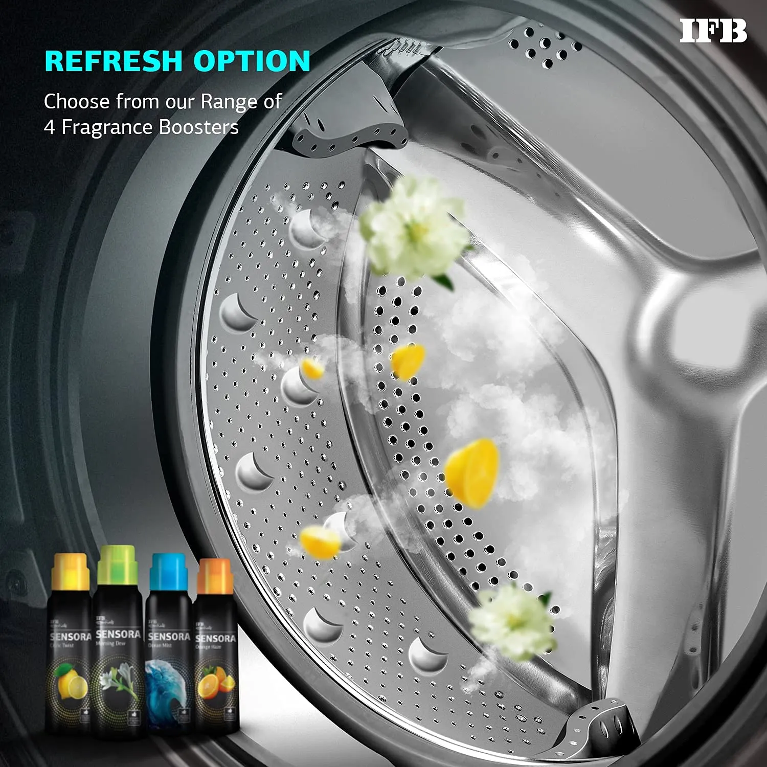 IFB Washer Dryer Executive ZXS 8.5/6.5kg 5 Star Inverter Fully-Automatic