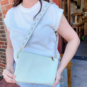 Jen & Co Izzy Crossbody Handbag - Light Fern