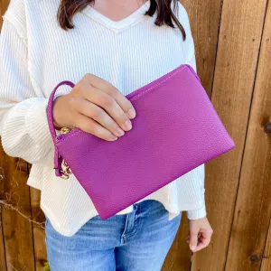 Jen & Co Riley Crossbody Handbag in Purple