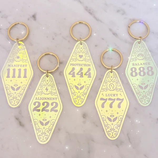 Keychain - Angel # 444 Protection