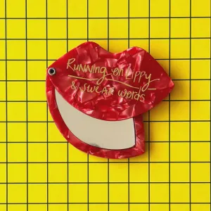 Running on Lippy  Compact Mirror