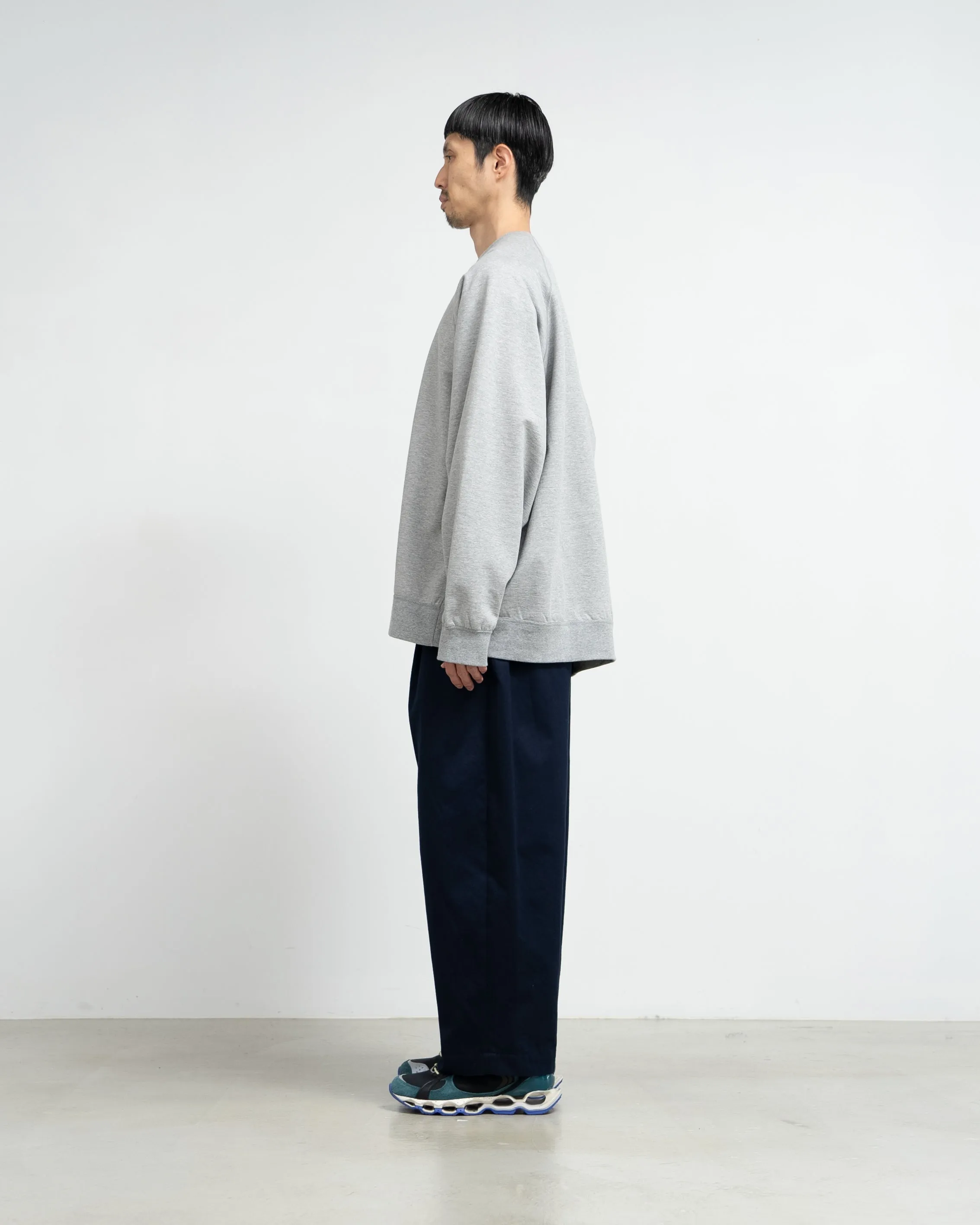 Ultra Compact Terry Crew Neck Sweater