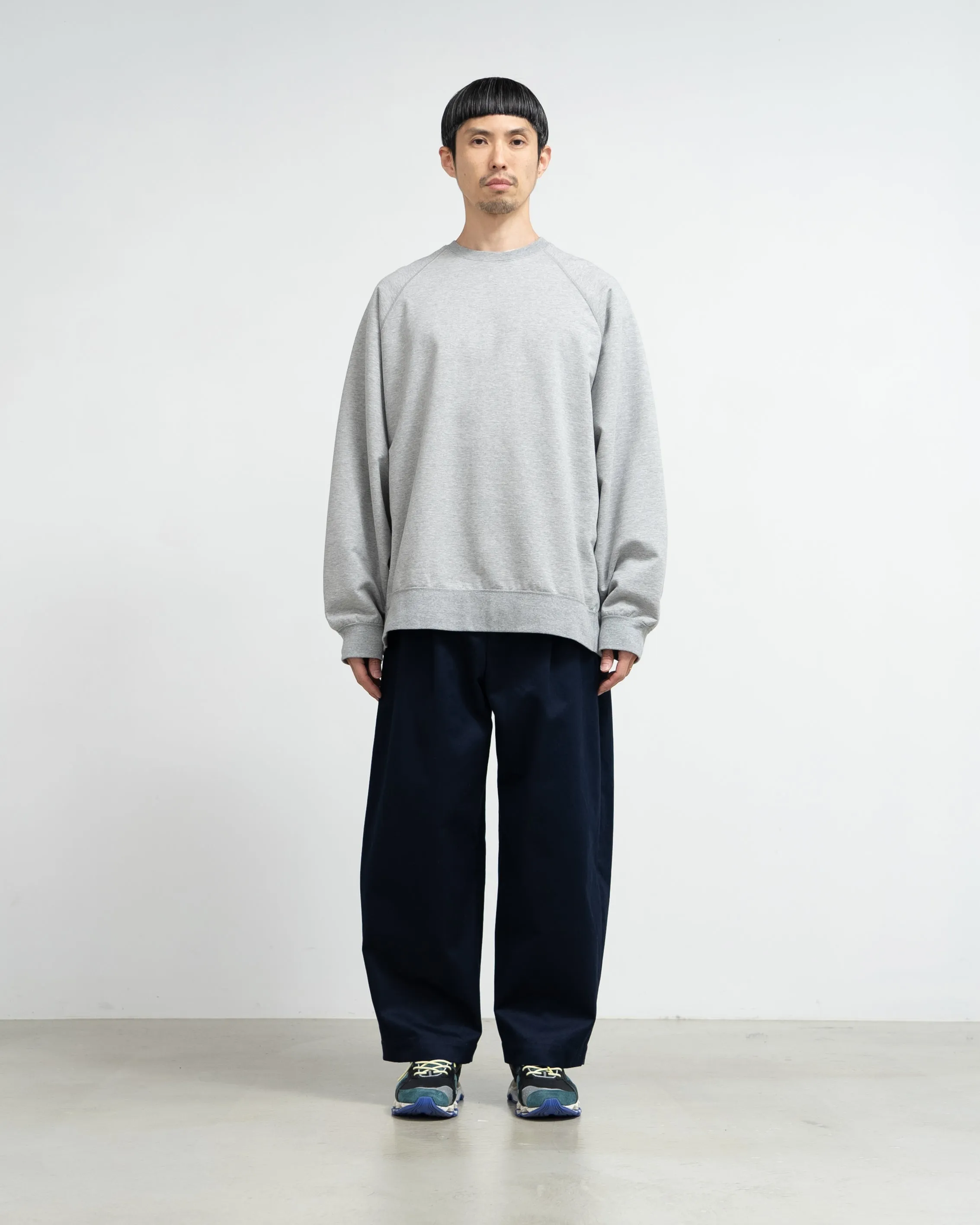 Ultra Compact Terry Crew Neck Sweater