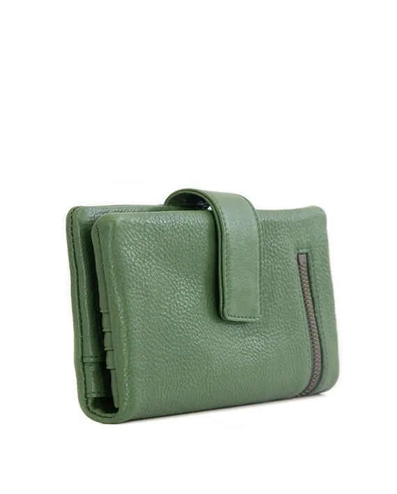 Zemp Carlene 15 CC Wallet | Forest Green